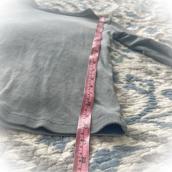 Zara Fitted Ribbed Knit Long Sleeve Top - Picture 8 of 9